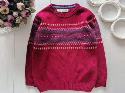 5,6 років, зріст 110,116 Новий теплий вовняний светр