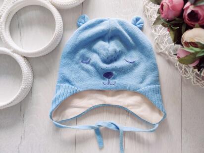 3,6 міс, Шапка котон на трикотажній підкладці Lassie