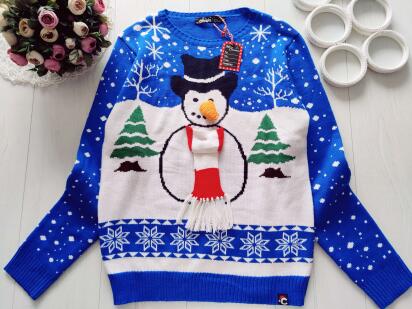 М-ка Новий чоловічий новорічний светр сніговик