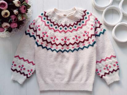 7 лет, рост 122 Свитер для девочки