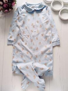 3,4 года, рост 104 Человечек для мальчика, пижама трикотажная на молнии