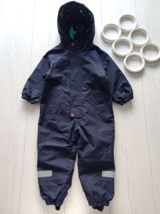 18,24 міс, зріст 86,92 Демісезонний мембранний комбінезон на флісовій підкладці