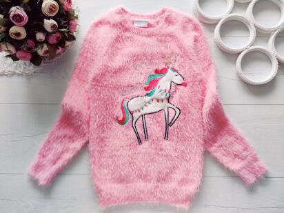 8 лет, рост 128 Свитер с единорогом