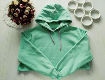 L 14\16 42\44 Худи оверсайз укороченое теплое на флисе