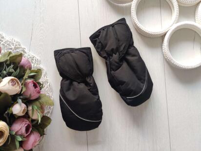 2,3 года, рост 98 Теплые зимние варежки- краги Thinsulate, светоотражатели, липучка