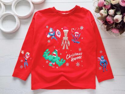 3,4 года, рост 98,104 Новогодний реглан спайдермен