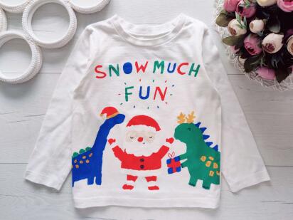 3,4 роки, зріст 98,104 Новорічний реглан санта