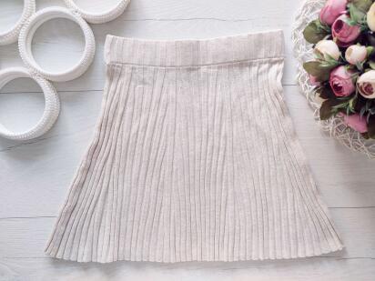 8,10 років, зріст 134,140 Дитяча спідниця беж