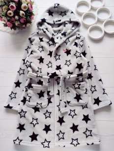 8,9 років, зріст 128,134 Халат у зірках