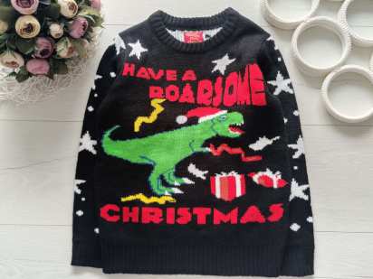5,6 років, зріст 116,122 Новорічний светр meri kristmas