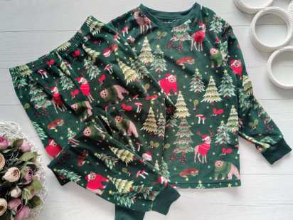 7,8 лет, рост 122,128 Пижама детская унисекс