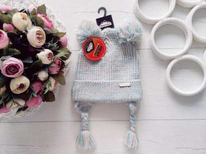 1-3 года, Новая теплая детская вязаная шапка