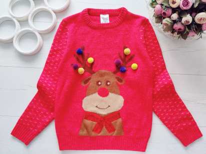 9,10 років, зріст 134,140 Светр для дівчинки