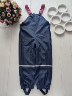 2-4 роки, зріст 98,104 Непромокальний зимовий напівкомбінезон на флісі, що не промокає