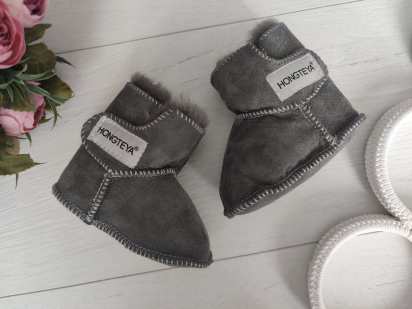 19-20 (12 см) Натуральні зимові пінетки, цегейка