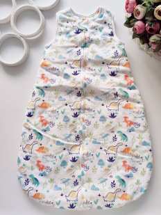 0-6 мес, рост 56-68 Теплый детский спальный мешок на синтепоне