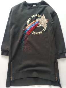 12 років, зріст 152 Тепла сукня-туніка на флісі