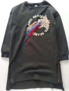 12 років, зріст 152 Тепла сукня-туніка на флісі