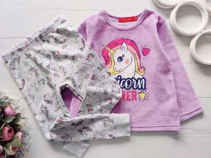 3 года, рост 98 Наборная пижама с пони единорог