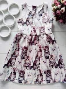 6,8 років, зріст 122,128 Сукня в кошенятах