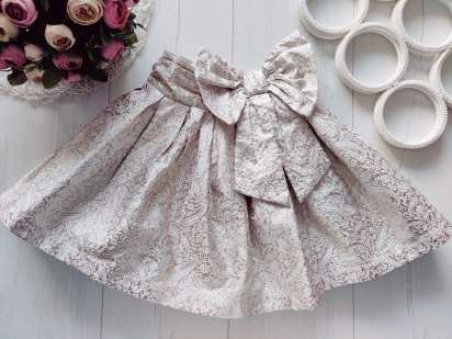 3 роки, зріст 98 Золотиста ошатна дитяча спідниця