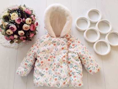 6,9 мес, рост 68 Теплая курточка на сиетпоне