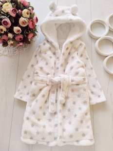 12,18 міс, зріст 86 Білий халат у зірках