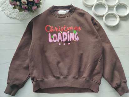 13,14 лет, рост 16 Свитшот на флисе Гринч