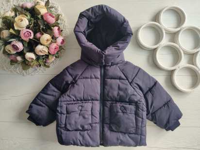 6,9 мес, рост 74 Теплая курточка на синтепоне, флис