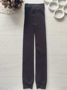 11,12 років, зріст 152 Чорні теплі лосини на хутрі