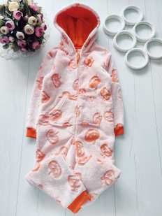 5,6 років, зріст 110,116 Кігурумі тепле на блискавці