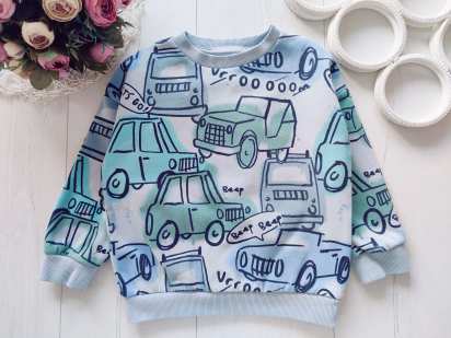 3,4 года, рост 104 Свитшот на флисе