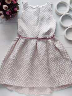 8 років, зріст 128 Ошатне дитяче плаття для дівчинки золото