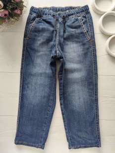 4,5 років, зріст 110 Утеплені джинси на гумці