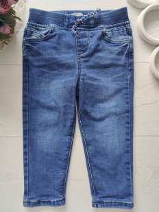 18,24 міс, зріст 92 Утеплені джинси на гумці