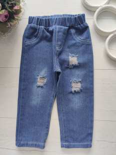 2- 3 роки, зріст 92-98 Джинси на гумці