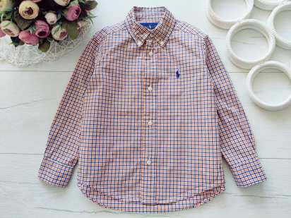 3 роки, зріст 98 Брендова сорочка в клітинку Ralph Lauren
