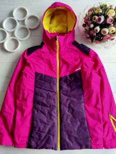 14 лет, рост 151-160 Зимняя лыжная куртка на синтепоне