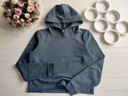 10,12 років, зріст 146,152 Кофта з капюшоном котон