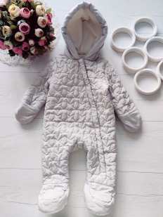 6,9 мес, рост 68,74 Демисезонный комбинезон на синтепоне