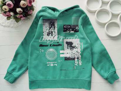 10 років, зріст 140 Худі на флісі