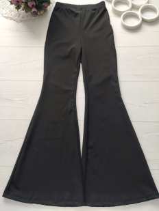 XXS Чорні штани кльош