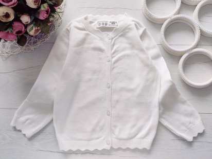 2,3 года, рост 98 Белая кофта кото