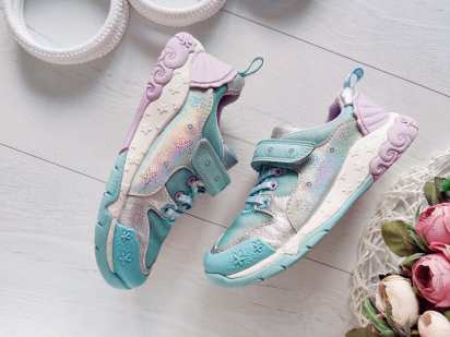 29 (19 см) Кросівки для дівчинки на липучках