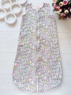6-18 мес, Новый детский спальный муслиновый мешок на х\б подкладке