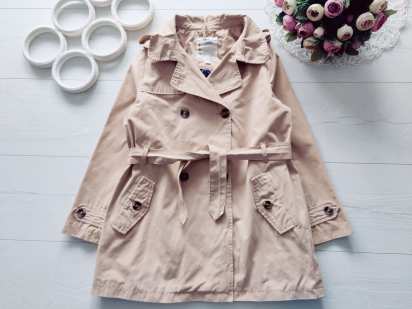 9 років, зріст 134 Тренч для дівчинки