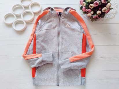 13,14 лет, Спортивная кофта на молнии, котон