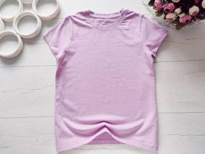 10,11 лет, рост 140,146 Однотонная футболка