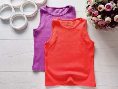 11 років, зріст 146 Набір майок у рубчик