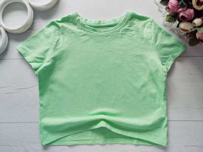 7,8 років, зріст 128 Салатова футболка